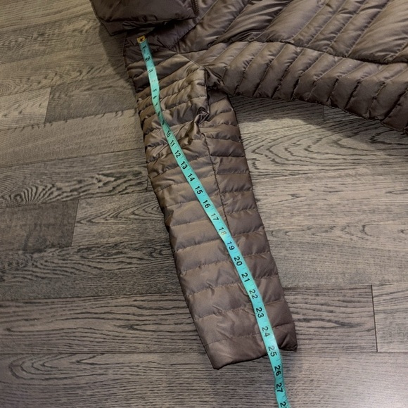 Danier brown padded midi Length brave cold winter jacket Sz M - Picture 13 of 16